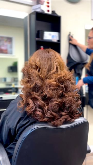 Hair styling by Color Plus Beauty Salon